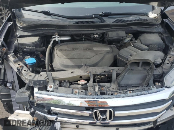 2017 Honda Pilot EX-L with VIN 5FNYF6H58HB066653, listed as a Copart auction lot 58304875 with 67,457 mi miles and Salvage title. Bid and sale history available at DreamBid. Image 12.