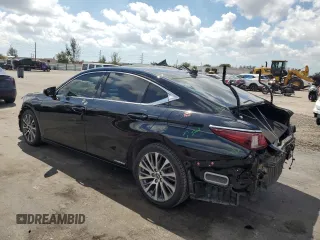 2020 Lexus ES 300h with VIN 58AD21B11LU004549, listed as a Copart auction lot 53437965 with 77,406 mi miles and Salvage title. Bid and sale history available at DreamBid. Image 2.