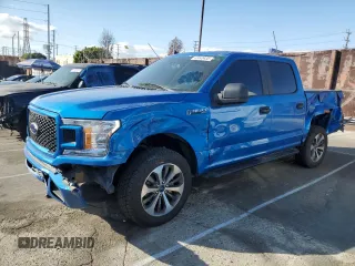 2020 Ford F-150 XL with VIN 1FTEW1EP6LKD24269, listed as a Copart auction lot 43443435 with 59,375 mi miles and Salvage Title. Bid and sale history available at carsss.com. Image 1.