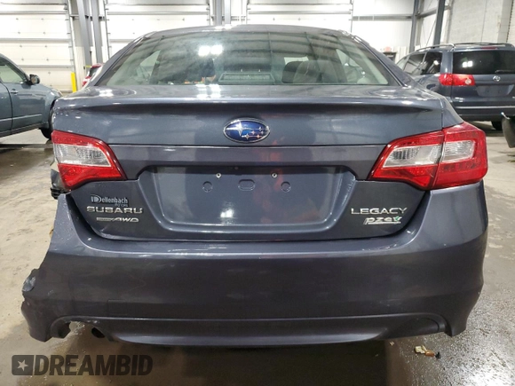 2017 Subaru Legacy with VIN 4S3BNAB65H3032292, listed as a Copart auction lot 58309995 with 96,610 mi miles and Salvage title. Bid and sale history available at DreamBid. Image 6.