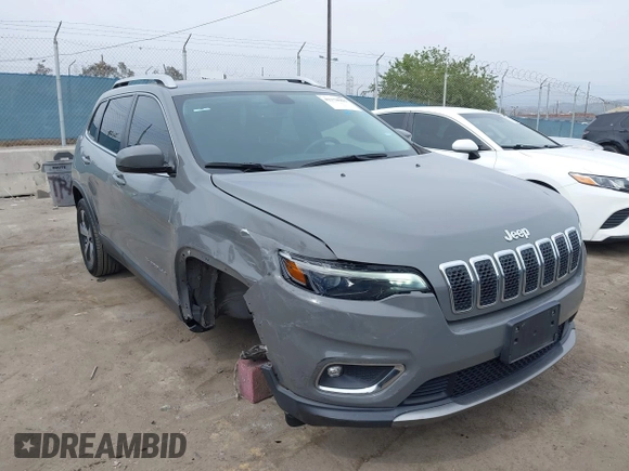 2019 Jeep Cherokee Limited z VIN 1C4PJLDB4KD365690, wystawiony jako IAAI lot #42378905 z przebiegiem 65 505 mil mil oraz . Historia ofert i sprzedaży dostępna na DreamBid. Obrazek 1.