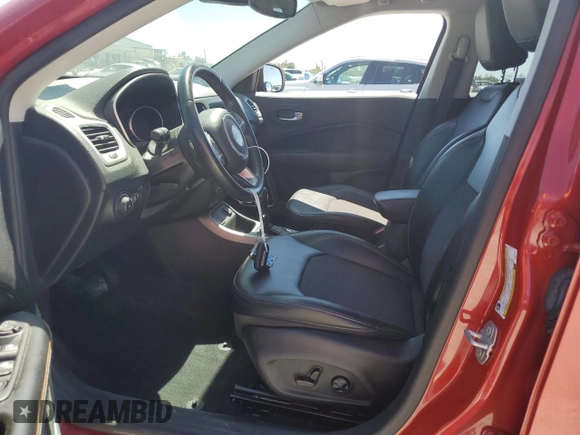 2019 Jeep Compass Altitude with VIN 3C4NJCBB7KT851771, listed as a Copart auction lot 48555855 with 77,820 mi miles and Salvage Title. Bid and sale history available at carsss.com. Image 7.