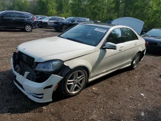 2012 Mercedes-Benz C 300 Sport with VIN WDDGF8BB8CA615605, listed as a Copart auction lot 58380455 with 299,035 mi miles and Salvage title. Bid and sale history available at DreamBid. Image 1.