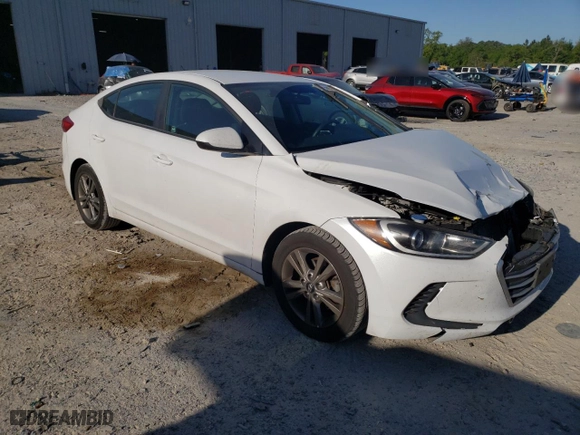 2018 Hyundai Elantra SEL with VIN 5NPD84LF7JH217843, listed as a Copart auction lot 53199835 with 105,903 mi miles and Salvage Title. Bid and sale history available at carsss.com. Image 4.