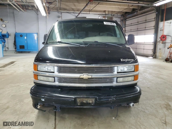 2001 Chevrolet Express Cargo Van YF7 Upfitter with VIN 1GBFG15R011219236, listed as a Copart auction lot 53310835 with 0 mi miles and Clean Title. Bid and sale history available at carsss.com. Image 5.