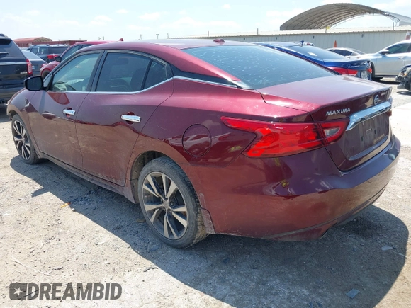 2017 Nissan Maxima SR with VIN 1N4AA6APXHC400339, listed as a IAAI auction lot 42479947 with 106,415 mi miles and . Bid and sale history available at DreamBid. Image 3.