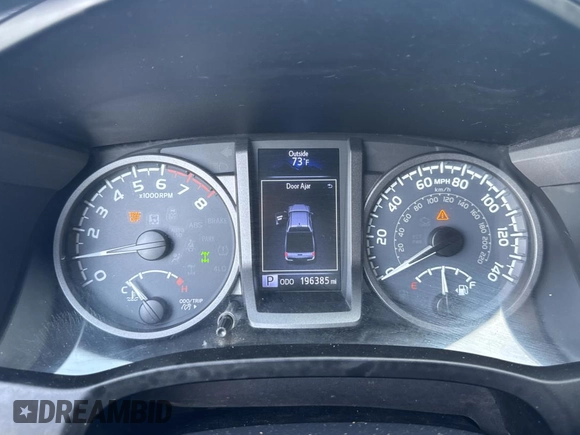 2017 Toyota Tacoma SR5 with VIN 5TFCZ5AN1HX116613, listed as a Copart auction lot 54272925 with 196,385 mi miles and Clean Title. Bid and sale history available at DreamBid. Image 8.