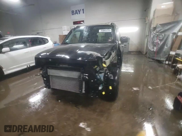 2020 Jeep Renegade Latitude with VIN ZACNJBBB4LPL11360, listed as a Copart auction lot 45865725 with 16,656 mi miles and Salvage title. Bid and sale history available at DreamBid. Image 15.