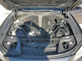 2013 BMW 7 Series 750Li xDrive with VIN WBAYF8C57DD140694, listed as a Copart auction lot 56983435 with 113,444 mi miles and Salvage title. Bid and sale history available at DreamBid. Image 11.