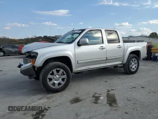 2012 GMC Canyon SLE1 with VIN 1GTH5MFE8C8156663, listed as a Copart auction lot 77385804 with 196,437 mi miles and Salvage Title. Bid and sale history available at carsss.com. Image 1.