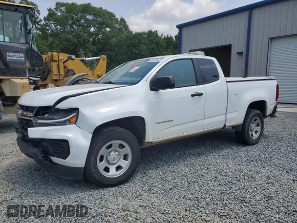 2022 Chevrolet Colorado 2WD Work Truck with VIN 1GCHSBEA0N1140626, listed as a Copart auction lot 59735485 with 90,701 mi miles and Salvage title. Bid and sale history available at DreamBid. Image 1.