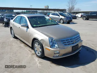 2005 Cadillac STS with VIN 1G6DC67A950171835, listed as a IAAI auction lot 41599105 with 74,235 mi miles. Bid and sale history available at carsss.com. Image 1.