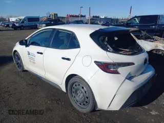 2021 Toyota Corolla Hatchback SE with VIN JTND4MBE7M3141993, listed as a Copart auction lot 73617514 with 20,029 mi miles and Salvage Title. Bid and sale history available at carsss.com. Image 2.