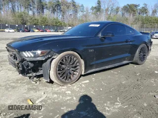 2017 Ford Mustang GT with VIN 1FA6P8CF4H5301413, listed as a Copart auction lot 51062315 with 126,971 mi miles and Salvage title. Bid and sale history available at DreamBid. Image 1.