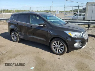 2017 Ford Escape Titanium with VIN 1FMCU9JD3HUD63223, listed as a Copart auction lot 53370004 with 128,666 mi miles and Non Repairable. Bid and sale history available at carsss.com. Image 4.