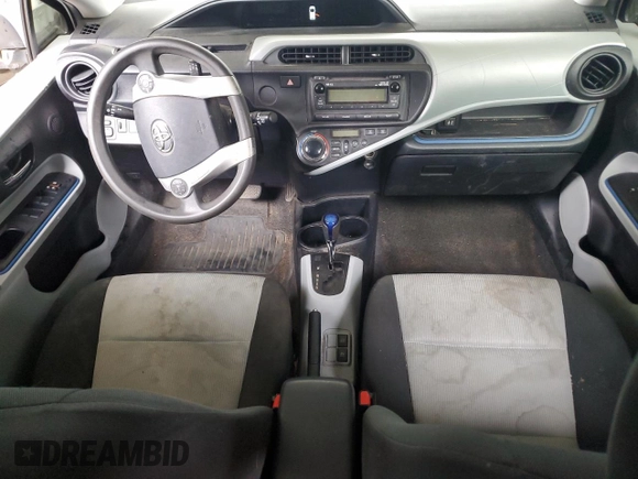 2012 Toyota Prius One with VIN JTDKDTB32C1020173, listed as a Copart auction lot 56573935 with Not Provided miles and Salvage Title. Bid and sale history available at DreamBid. Image 8.