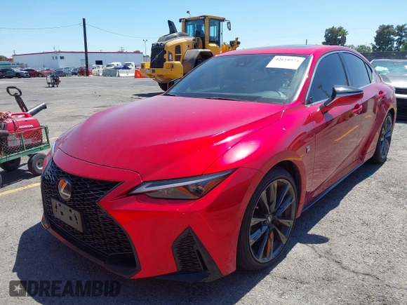 2021 Lexus IS 350 F Sport z VIN JTHGZ1B21M5047800, wystawiony jako IAAI lot #42618974 z przebiegiem 34 815 mil mil oraz . Historia ofert i sprzedaży dostępna na DreamBid. Obrazek 2.