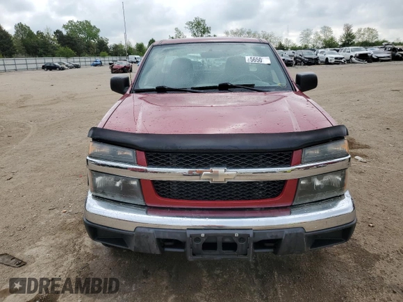2005 Chevrolet Colorado Z85 with VIN 1GCDT146358189376, listed as a Copart auction lot 56501895 with 174,454 mi miles and Salvage title. Bid and sale history available at DreamBid. Image 5.