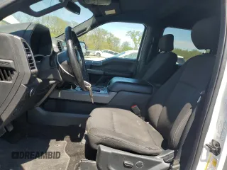 2018 Ford F-150 XL with VIN 1FTFW1E5XJFA09466, listed as a Copart auction lot 55461845 with 123,366 mi miles and Salvage title. Bid and sale history available at DreamBid. Image 7.