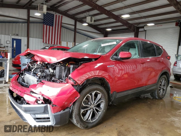 2020 Honda CR-V EX-L with VIN 7FART6H88LE015691, listed as a Copart auction lot 53718345 with 37,991 mi miles and Salvage title. Bid and sale history available at DreamBid. Image 1.