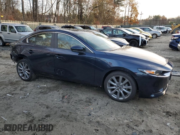 2023 Mazda 3 S Preferred with VIN 3MZBPACM8PM354054, listed as a Copart auction lot 79035094 with 17,928 mi miles and Salvage Title. Bid and sale history available at DreamBid. Image 4.