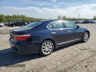 2007 Lexus LS 460 with VIN JTHBL46F575025412, listed as a Copart auction lot 55666625 with 210,568 mi miles and Clean Title. Bid and sale history available at DreamBid. Image 3.