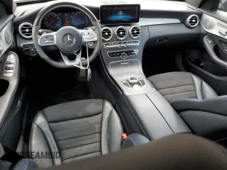 2021 Mercedes-Benz C 300 with VIN W1KWF8DB9MR631906, listed as a Copart auction lot 62200335 with 48,267 mi miles and Salvage title. Bid and sale history available at DreamBid. Image 8.
