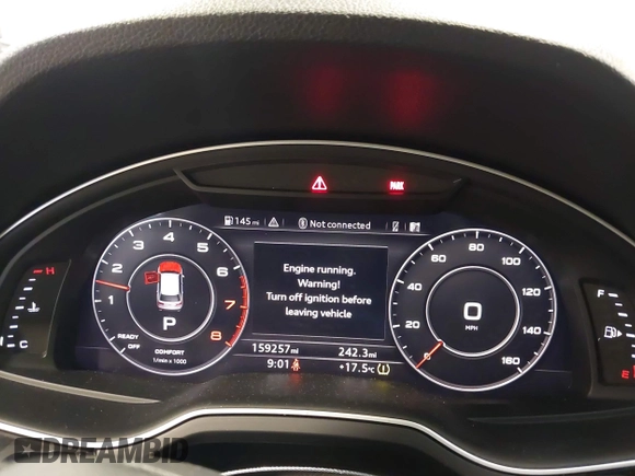 2017 Audi Q7 Premium Plus with VIN WA1LAAF73HD026692, listed as a IAAI auction lot 41938847 with 159,257 mi miles. Bid and sale history available at carsss.com. Image 7.