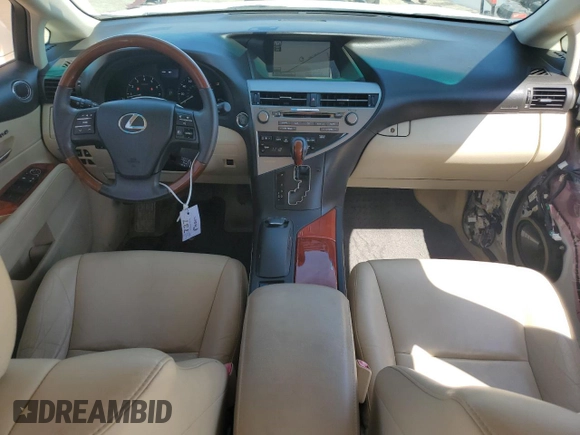 2010 Lexus RX 350 with VIN JTJZK1BA0A2400091, listed as a Copart auction lot 54062485 with 119,964 mi miles and Salvage Title. Bid and sale history available at carsss.com. Image 8.