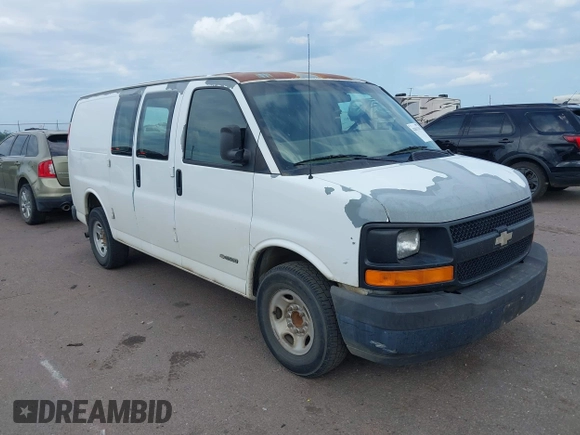 2006 Chevrolet Express Cargo with VIN 1GCGG25VX61138366, listed as a IAAI auction lot 42811262 with 240,071 mi miles and . Bid and sale history available at DreamBid. Image 1.