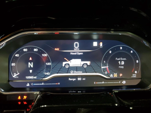 2023 GMC Sierra 1500 SLT с VIN 3GTUUDED2PG143580, выставлен на аукционе Copart как лот 60091815 с пробегом 12 593 миль миль и Списание • Salvage title. История ставок и продаж доступна на DreamBid. Изображение 9.