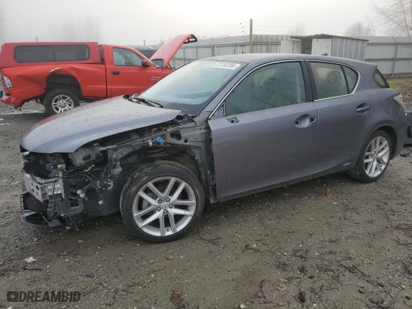 2017 Lexus CT with VIN JTHKD5BH5H2296368, listed as a Copart auction lot 87310704 with NaN miles and Salvage Title. Bid and sale history available at carsss.com. Image 1.
