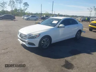 2015 Mercedes-Benz C-Class C 300 Luxury with VIN 55SWF4KB6FU020602, listed as a IAAI auction lot 41899959 with 150,516 mi miles. Bid and sale history available at carsss.com. Image 2.
