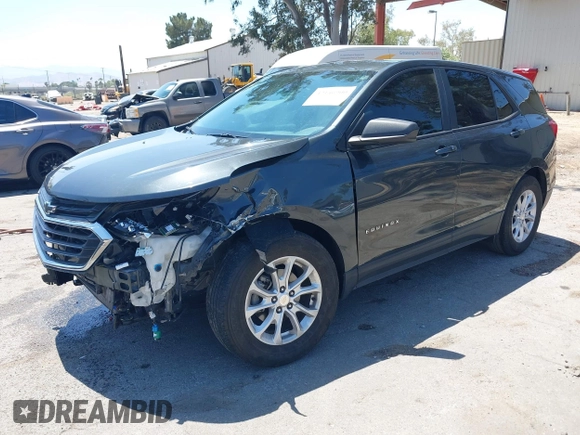2020 Chevrolet Equinox LS with VIN 3GNAXHEV4LS659089, listed as a IAAI auction lot 42146900 with 53,552 mi miles and . Bid and sale history available at DreamBid. Image 18.