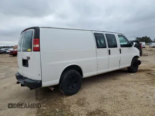 2011 Chevrolet Express Cargo Van with VIN 1GCZGUCG6B1148251, listed as a Copart auction lot 42581275 with Not Provided miles and Salvage Title. Bid and sale history available at carsss.com. Image 3.