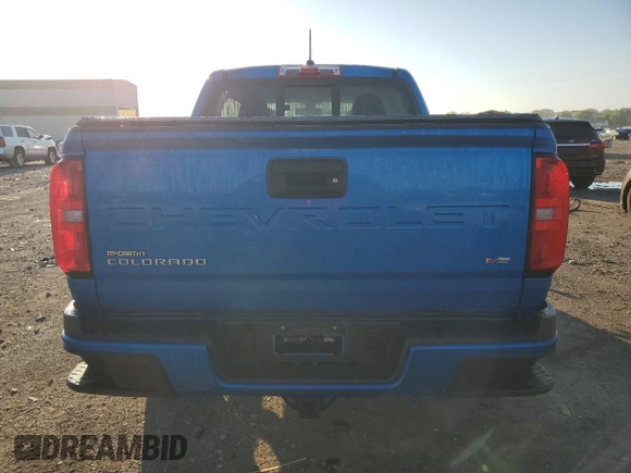 2022 Chevrolet Colorado 2WD LT with VIN 1GCGSCEN9N1330204, listed as a Copart auction lot 62593695 with 26,808 mi miles and Salvage title. Bid and sale history available at DreamBid. Image 6.
