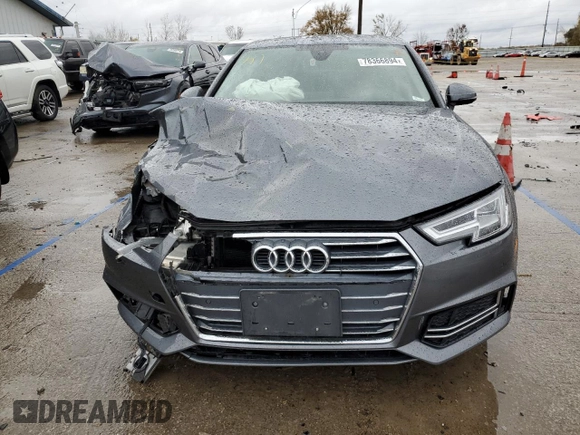 2017 Audi A4 Prestige with VIN WAUFNAF41HN052762, listed as a Copart auction lot 78366894 with 109,391 mi miles and Salvage Title. Bid and sale history available at carsss.com. Image 5.