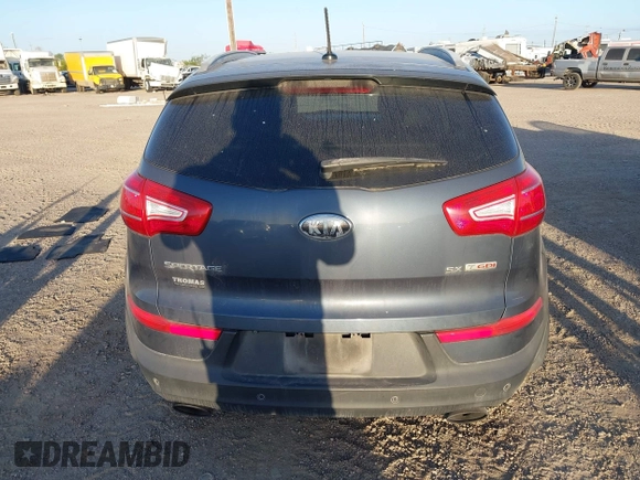 2013 Kia Sportage SX with VIN KNDPCCA60D7447693, listed as a IAAI auction lot 42025038 with Not Provided miles and . Bid and sale history available at carsss.com. Image 16.