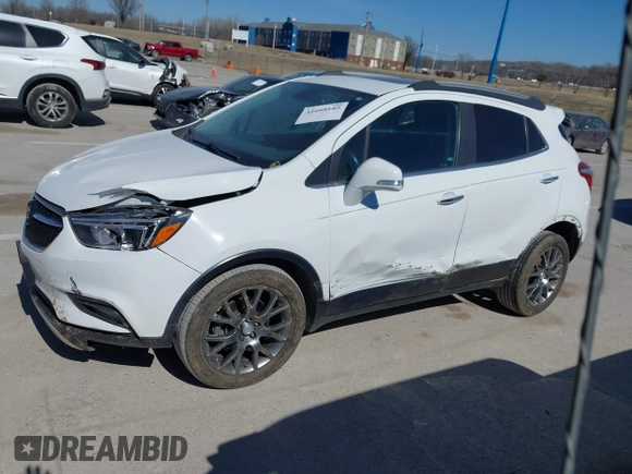 2019 Buick Encore Sport Touring with VIN KL4CJ1SB7KB785150, listed as a IAAI auction lot 41668185 with 102,604 mi miles. Bid and sale history available at carsss.com. Image 14.