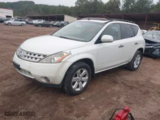 2007 Nissan Murano S with VIN JN8AZ08W17W631290, listed as a IAAI auction lot 41626192 with 213,845 mi miles. Bid and sale history available at carsss.com. Image 2.