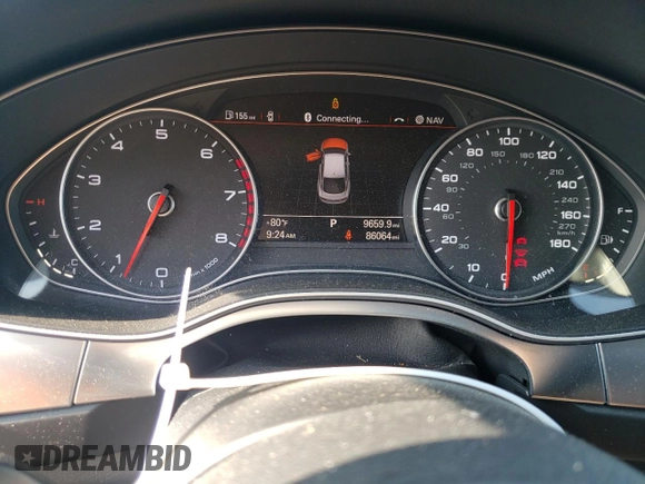 2015 Audi A7 3.0 Prestige with VIN WAU2GAFCXFN062624, listed as a Copart auction lot 68480264 with 86,064 mi miles and Salvage Title. Bid and sale history available at carsss.com. Image 9.