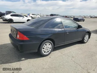 2005 Honda Civic LX with VIN 1HGEM21515L016148, listed as a Copart auction lot 52647115 with 233,014 mi miles and Salvage Title. Bid and sale history available at carsss.com. Image 3.