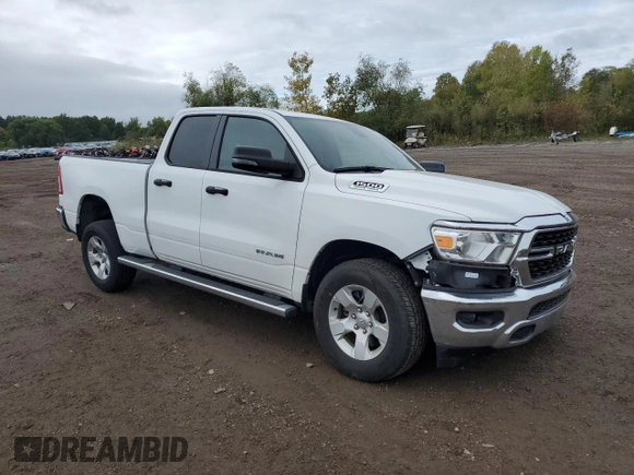 2023 Ram 1500 Big Horn with VIN 1C6SRFBT3PN533506, listed as a Copart auction lot 73648714 with 14,069 mi miles and Salvage Title. Bid and sale history available at carsss.com. Image 4.