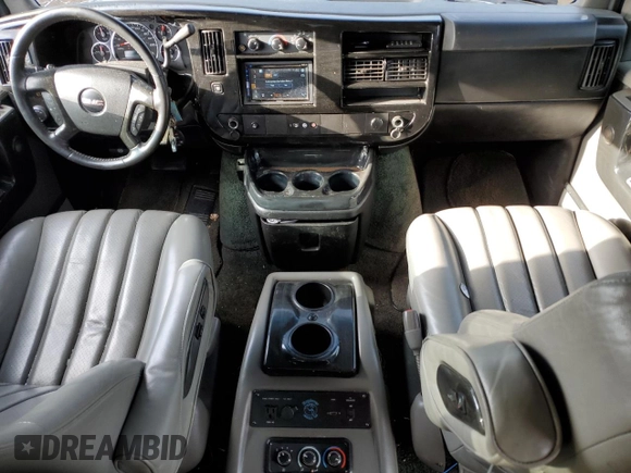 2014 GMC Savana Cargo Van Upfitter with VIN 1GDS7DC47E1140585, listed as a Copart auction lot 43128385 with 113,312 mi miles and Clean Title. Bid and sale history available at carsss.com. Image 8.