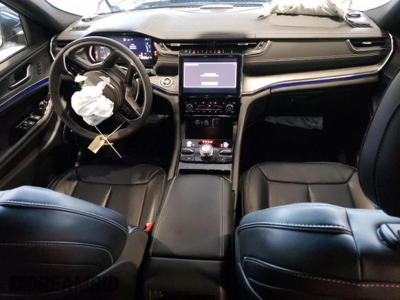 2022 Jeep Grand Cherokee Overland with VIN 1C4RJYD68N8716557, listed as a Copart auction lot 86807614 with 12,590 mi miles and Salvage title. Bid and sale history available at DreamBid. Image 8.