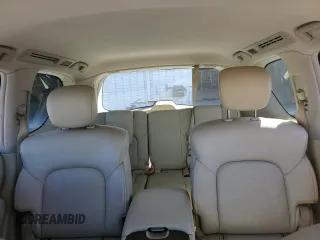 2016 Infiniti QX80 with VIN JN8AZ2NF5G9613597, listed as a Copart auction lot 49497245 with 104,832 mi miles and Salvage Title. Bid and sale history available at carsss.com. Image 10.