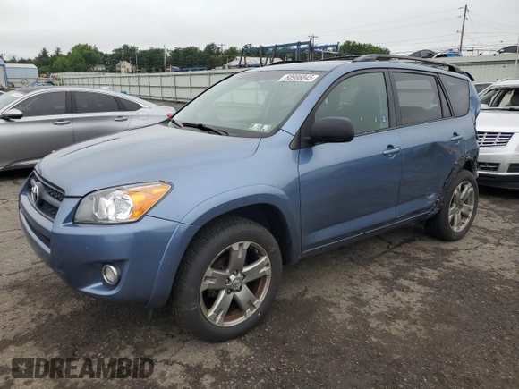 2010 Toyota RAV4 Sport with VIN JTMRF4DV3AD023902, listed as a Copart auction lot 60986045 with 155,321 mi miles and Salvage title. Bid and sale history available at DreamBid. Image 1.