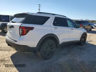 2023 Ford Explorer ST-Line with VIN 1FMSK7KH0PGB52842, listed as a Copart auction lot 88803645 with 20,888 mi miles and Salvage Title. Bid and sale history available at carsss.com. Image 3.