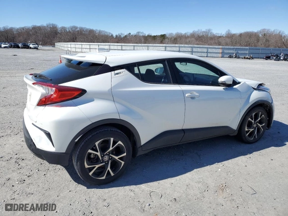 2021 Toyota C-HR LE with VIN NMTKHMBX0MR124676, listed as a Copart auction lot 46418225 with 79,670 mi miles and Salvage Title. Bid and sale history available at carsss.com. Image 3.