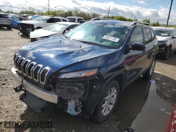 2018 Jeep Cherokee Latitude Plus z VIN 1C4PJMLXXJD549145, wystawiony jako Copart lot #53651165 z przebiegiem 128 801 mil mil oraz Szkoda całkowita • Salvage title. Historia ofert i sprzedaży dostępna na DreamBid. Obrazek 1.